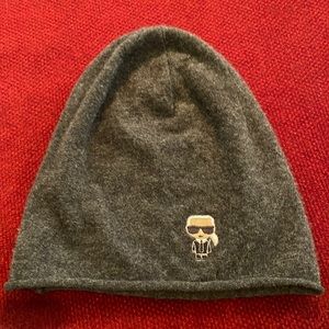 Karl Lagerfeld Beenie Gray
